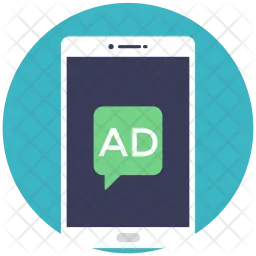 Mobile Advertisement Logo Icon