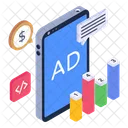 Digital Ad Mobile Ad Online Ad Icon
