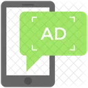 Mobile Advertisement Promotional Icon
