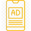 Mobile Advertising Marketing Advertising Icon