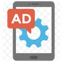 Mobile Advertising Communication Icon