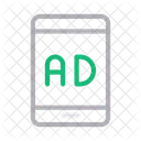 Ads Mobile Digital Icon