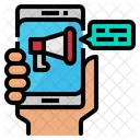 Smartphone Promotion Advertising Icon
