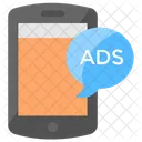 Mobile Advertising Marketing Icon