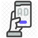 Mobile Advertising  Icon