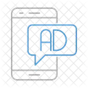 Mobile Advertising Digital Icon