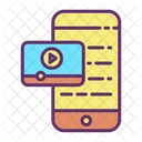 Mobile Advertising Video  Icon
