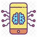 Imobile Brain Mobile Ai Artificial Intelligence Mobile Icon