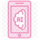 Mobile Ai Brain Mobile Ai Icon
