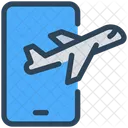 Mobile airplane  Icon