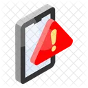 Mobile Alert Caution Icon