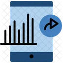 Mobile Analytik Statistik Analysen Symbol