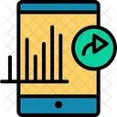 Mobile Analytik Statistik Analysen Symbol