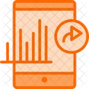 Mobile Analytik Statistik Analysen Symbol