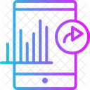 Mobile Analytik Statistik Analysen Symbol