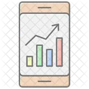 Mobile Analysis Awesome Lineal Color Icon Icon