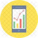 Mobile Analysis Analytics Graph Icon