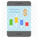 Mobile Data Analysis Icon