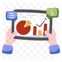 Mobile Analytics Online Infographic Statistics Icon