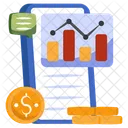 Mobile Analytics Mobile Infographic Statistics Icon