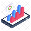 Online Analytics Digital Statistics Mobile Analytics Icon