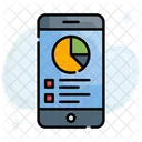 Mobile Analytics Online Data Icon