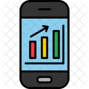 Mobile Analytics Online Analysis Analytics Icon