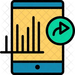 Mobile analytics  Icon