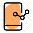 Mobile Analytics Online Analytics Online Growth Icon