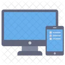 Mobile And Computer Lcd Monitor Icon