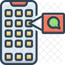 Mobile Applikation  Symbol