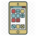 Mobile Applikation  Symbol