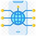 Mobile App Iot Cpu Icon