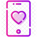 Valentine Day Heart Mobile Icon