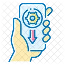 Mobile App Application Hand Icon