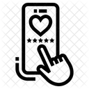 Bewertung mobiler Apps  Ícone