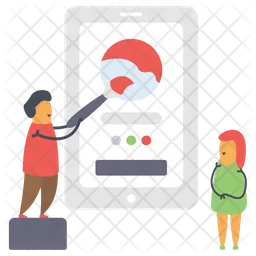 Mobile App Design  Icon
