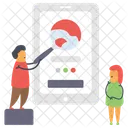 Mobile App Design  Icon