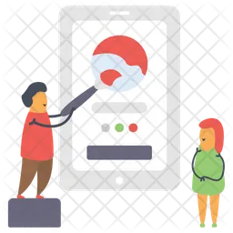 Mobile App Design  Icon
