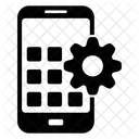 Mobile App Setting Mobile Icon