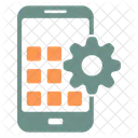 Mobile App Setting Mobile Icon
