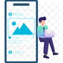 Mobile App  Icon
