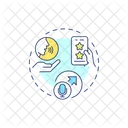 Mobile app integration  아이콘