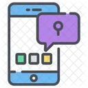 Mobile App Security Icon