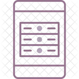 Mobile app server  Icon