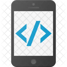 Mobile Application Coding  Icon