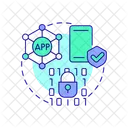 Mobile application security  Icon