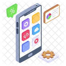 Mobile Apps Management  Icon