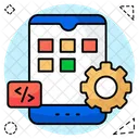 Mobile apps setting  Icon