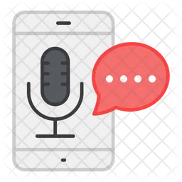 Mobile Audio Message  Icon
